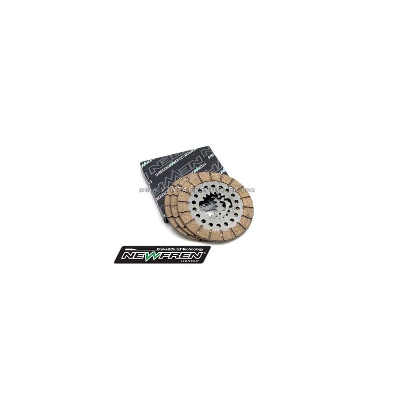 Disques embrayage garnis x 3 Vespa 150 GS VS1 1955 
